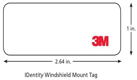 3m rfid tag|uhf windshield tag.